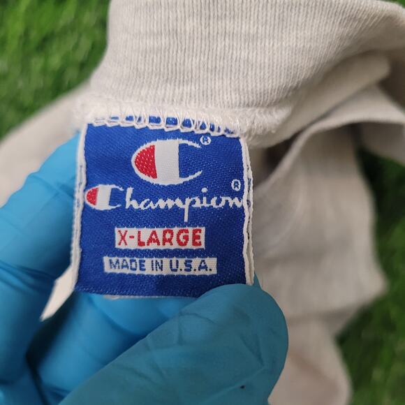 VTG 80s Champion USA Michigan State Sweatshirt Mens L (Tag XL) - Picture 5 of 6